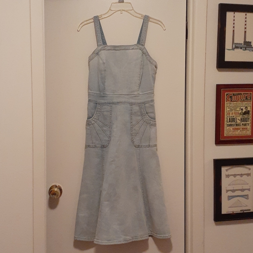 Vintage style denim dress